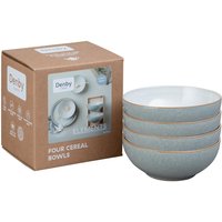 Denby Elements Light Grey Set Of 4 Cereal Bowls