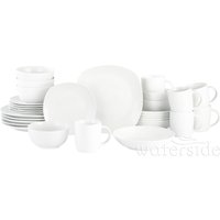 The Waterside 30 Piece Everyday Dinner Set - White