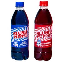 Slush Puppie 0783L Blue Raspberry And Strawberry Syrup - 2 Pack