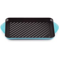 Le Creuset Cast Iron Rectangular Grill Teal