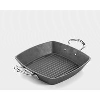 Recycled Cast Iron Double Handle Griddle Pan, 26cm By Samuel Groves | Size: 26cm