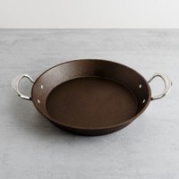 Recycled Cast Iron Two-Handled Skillet, 28cm By Samuel Groves | Size: 28cm