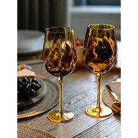 Barcraft Tortoiseshell Glassware Gift Set, 550Ml