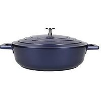 Masterclass Cast Aluminium 28 Cm Shallow Casserole Dish With Lid