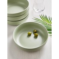 The Very Collection Green Saintes Pasta Bowls - Set Of 4