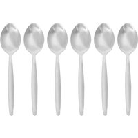 Classic Stainless Steel Dessert Spoons - Pack of 6